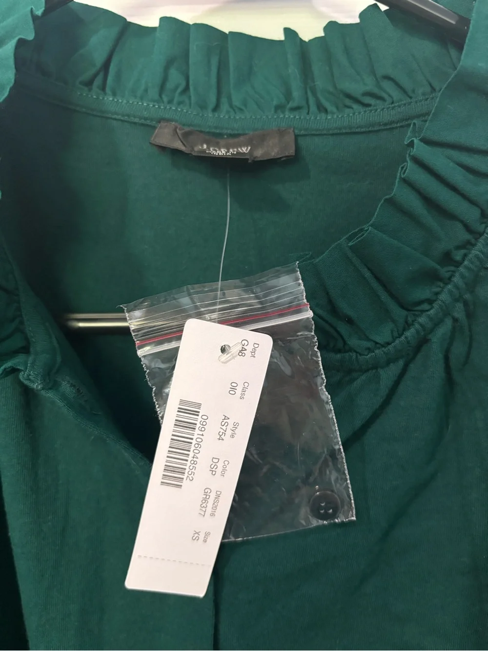 NWT J.Crew Green Blouse